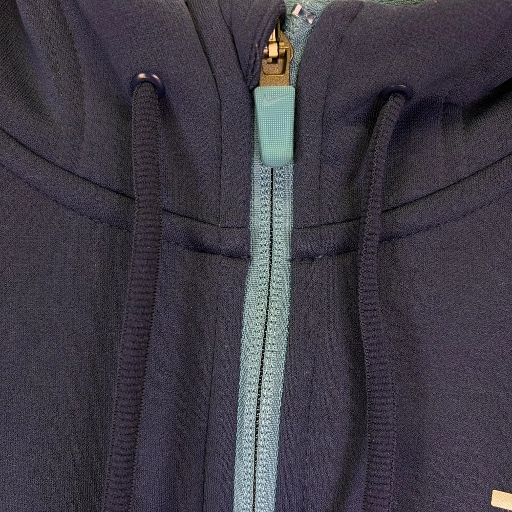 Nike Elite Men's Full Zip Hoodie 3XL Blue Therma-Fit Basketball Jacket